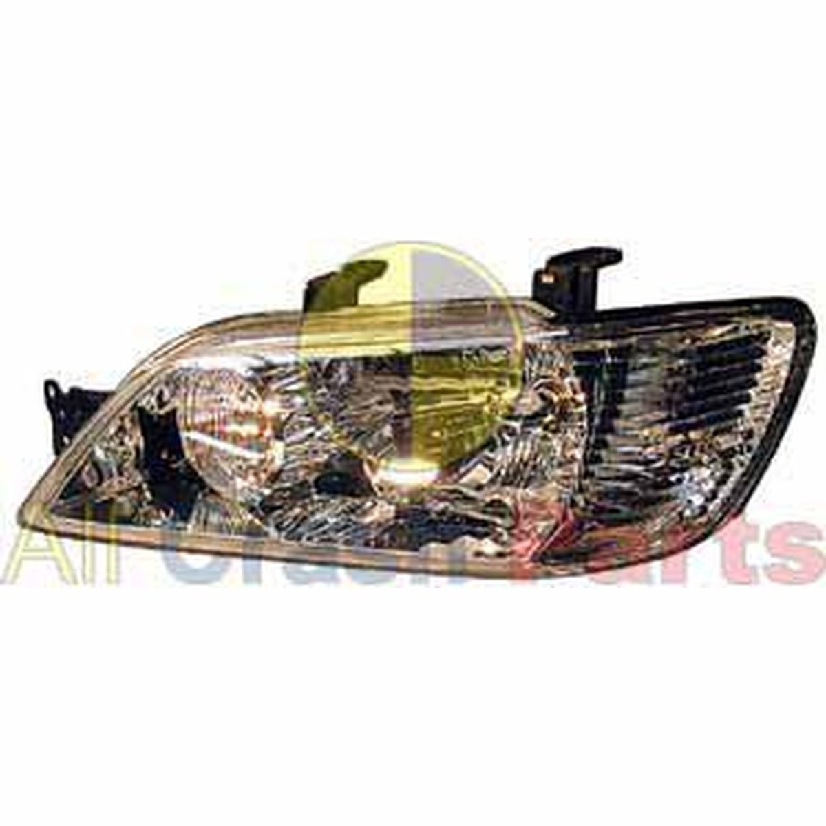 APG All Crash Head Lamp Passenger Side Aftermarket Suits Mitsubishi Lancer CG 2002 to 2003 CCK-21030LH