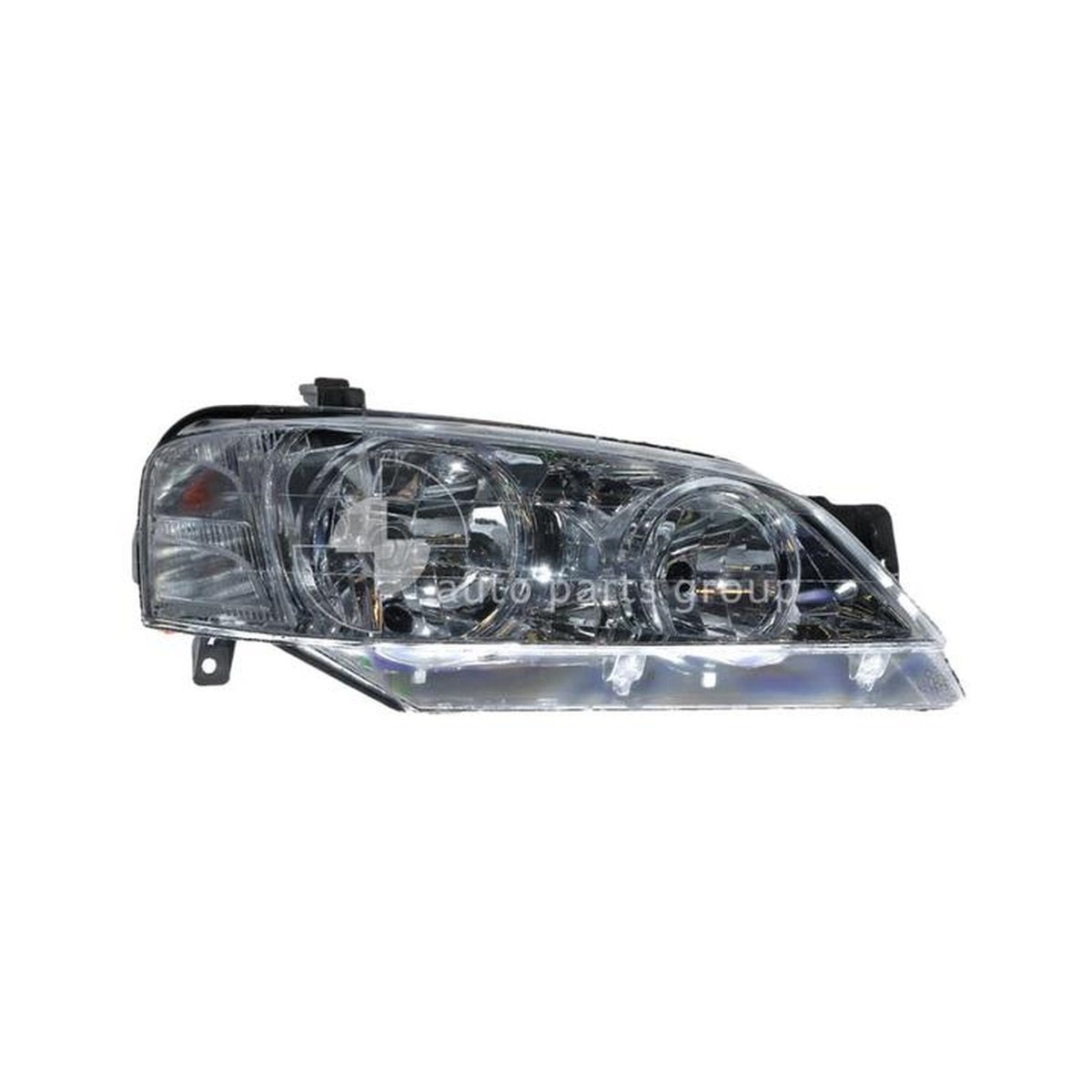 APG All Crash Chrome Halogen Head Lamp Drivers Side Certified Suits Ford Falcon Futura/Fairmont BA/BF 2002 to 2006 FAB-21032RHQ
