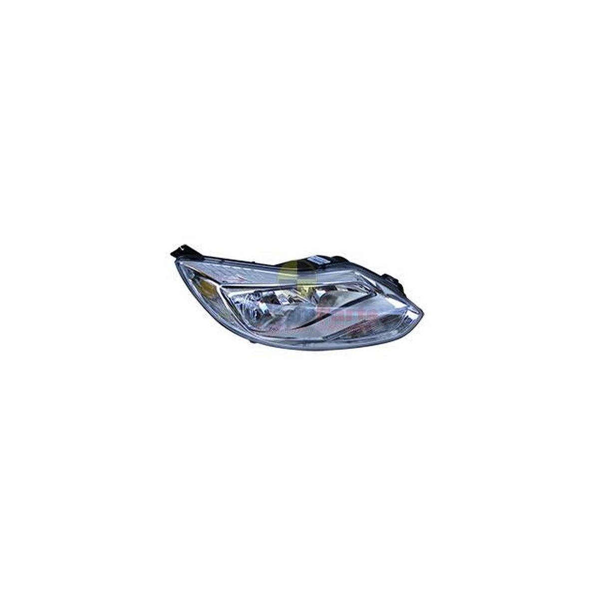 APG All Crash Chrome Head Lamp Drivers Side Certified Suits Ford Focus LW 2011 to 2012 FOD-21031RHQ