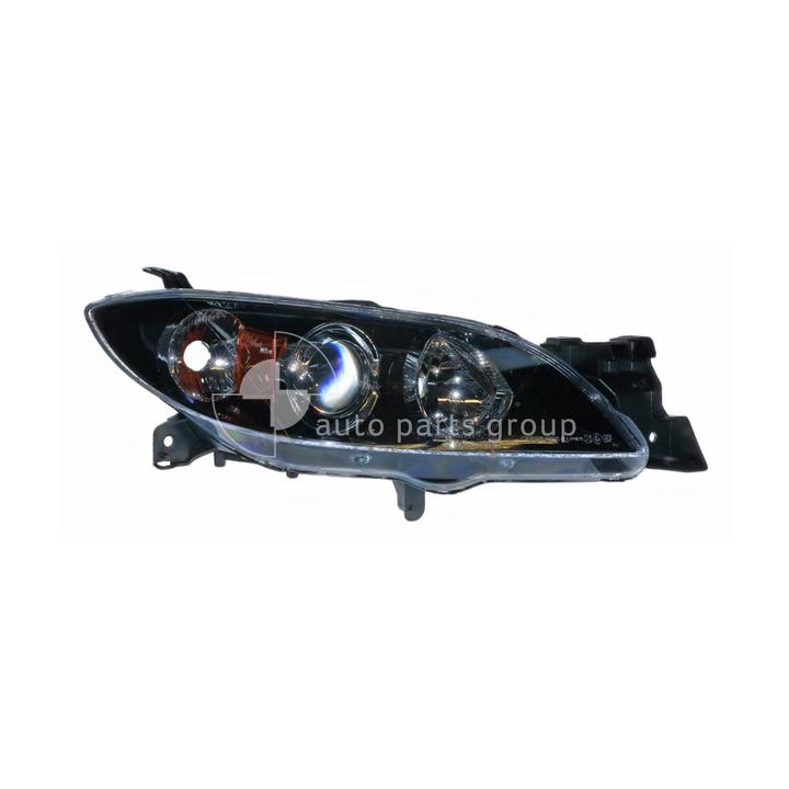 APG All Crash Head Lamp Drivers Side Certified Suits Mazda 3 BK Sedan 2004 to 2009 MBN-21033RHQ