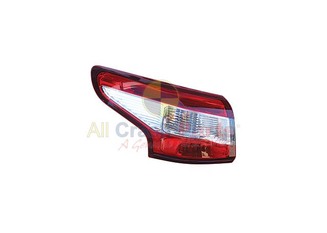APG All Crash Black Red/Clear Tail Lamp Passenger Side Certified Suits Nissan Qashqai J11 2014 to 2018 NDC-21040LHQ