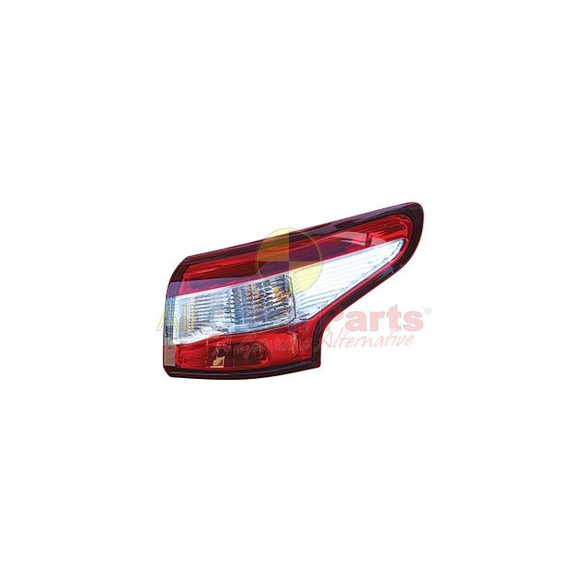 APG All Crash Black Red/Clear Tail Lamp Drivers Side Certified Suits Nissan Qashqai J11 2014 to 2018 NDC-21040RHQ
