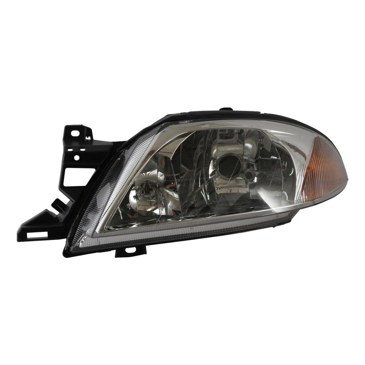 APG All Crash Chrome Halogen Head Lamp Amber Indicator Passenger Side Certified Suits Ford Falcon Fairmont/Ghia AU2/AU3 2000 to 2002 FAU-21033LHQ