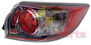 APG All Crash Tail Lamp Drivers Side Certified suits Mazda 3 BL Hatch 3/2009 to 12/2013 MBO-21042RHQ