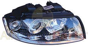 APG All Crash Halogen Electric Adjust Head Lamp Drivers Side Certified Suits Audi A4 B6 2001 to 2005 UAE-21030RHQ
