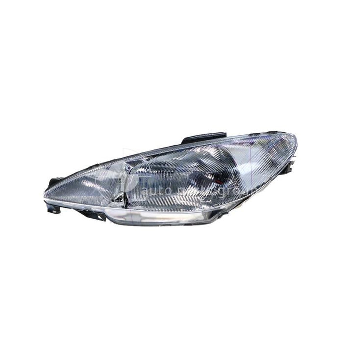 APG All Crash Halogen Electric Adjust Head Lamp Passenger Side Certified Suits Peugeot 206 XR 1999 to 2006 PWB-21030LHQ
