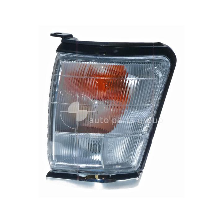 APG All Crash Chrome Front Park / Indicator Lamp Passenger Side Certified suits Toyota Hilux SR5 1997 to 2001 TII-21012LHQ
