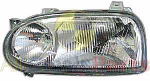 APG All Crash Twin Reflector Head Lamp Drivers Side Certified Suits Volkswagen Golf GTi MK 3 1994 to 1998 VGD-21030RHQ