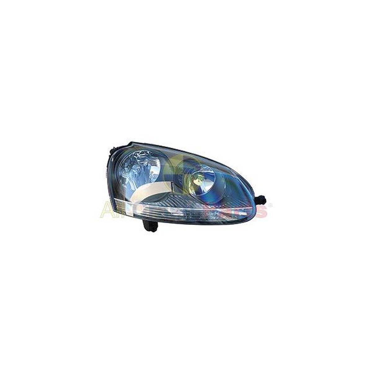 APG All Crash Black Head Lamp Drivers Side Certified Suits Volkswagen Golf MK 5 2004 to 2009 VGF-21034RHQ