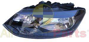 APG All Crash Halogen Head Lamp Passenger Side Certified Suits Volkswagen Polo Trendline 6R 2010 to 2014 VOE-21030LHQ