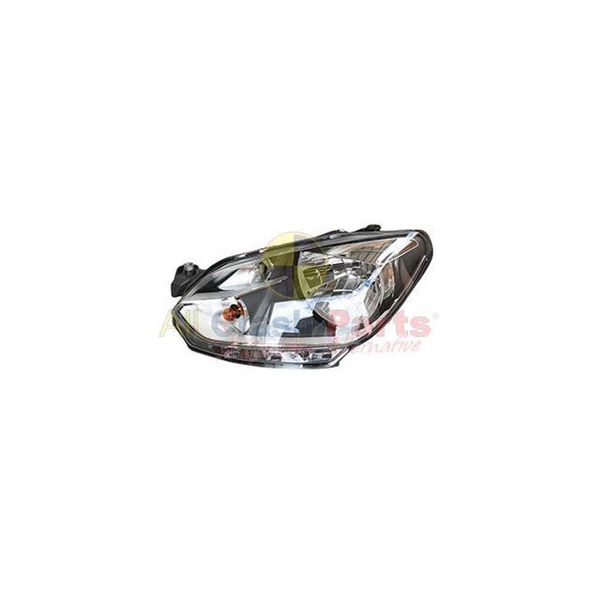 APG All Crash Halogen Electric Adjust Head Lamp Passenger Side Certified Suits Volkswagen Up AA 2012 to 2014 VUA-21030LHQ
