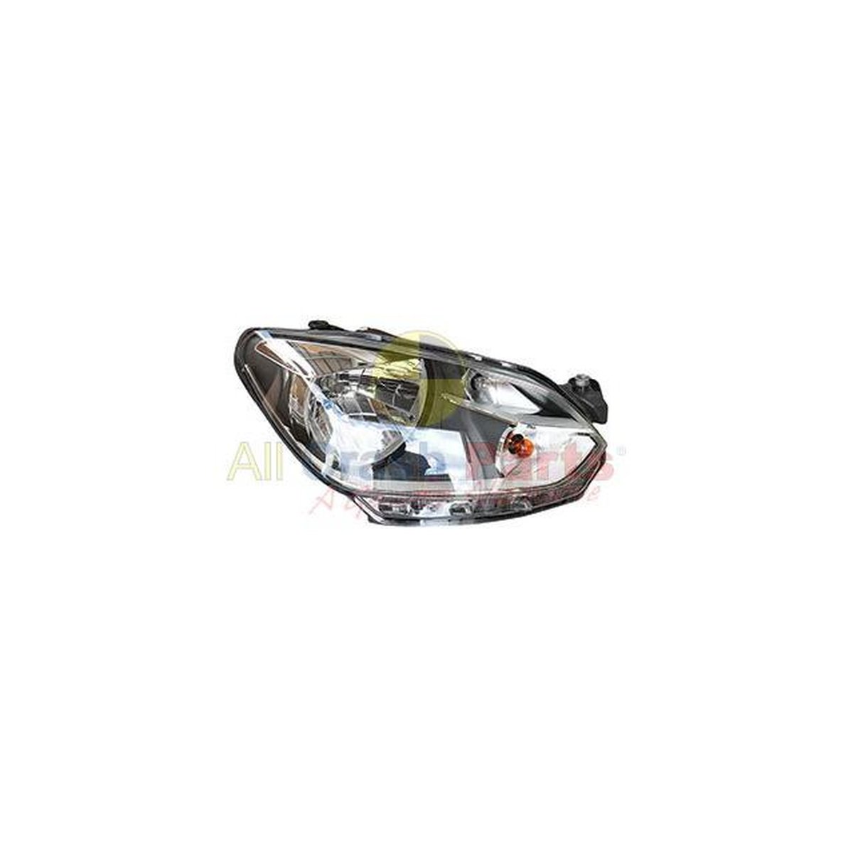 APG All Crash Halogen Electric Adjust Head Lamp Drivers Side Certified Suits Volkswagen Up AA 2012 to 2014 VUA-21030RHQ