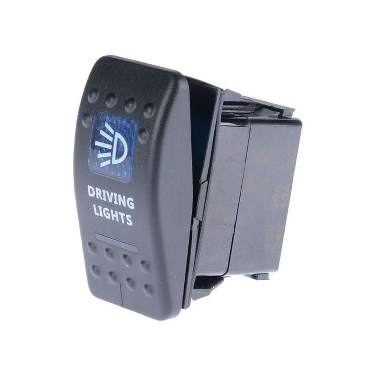 Drivetech 4x4 Rocker Switch Driving Light 12/24V Blue DT-11008