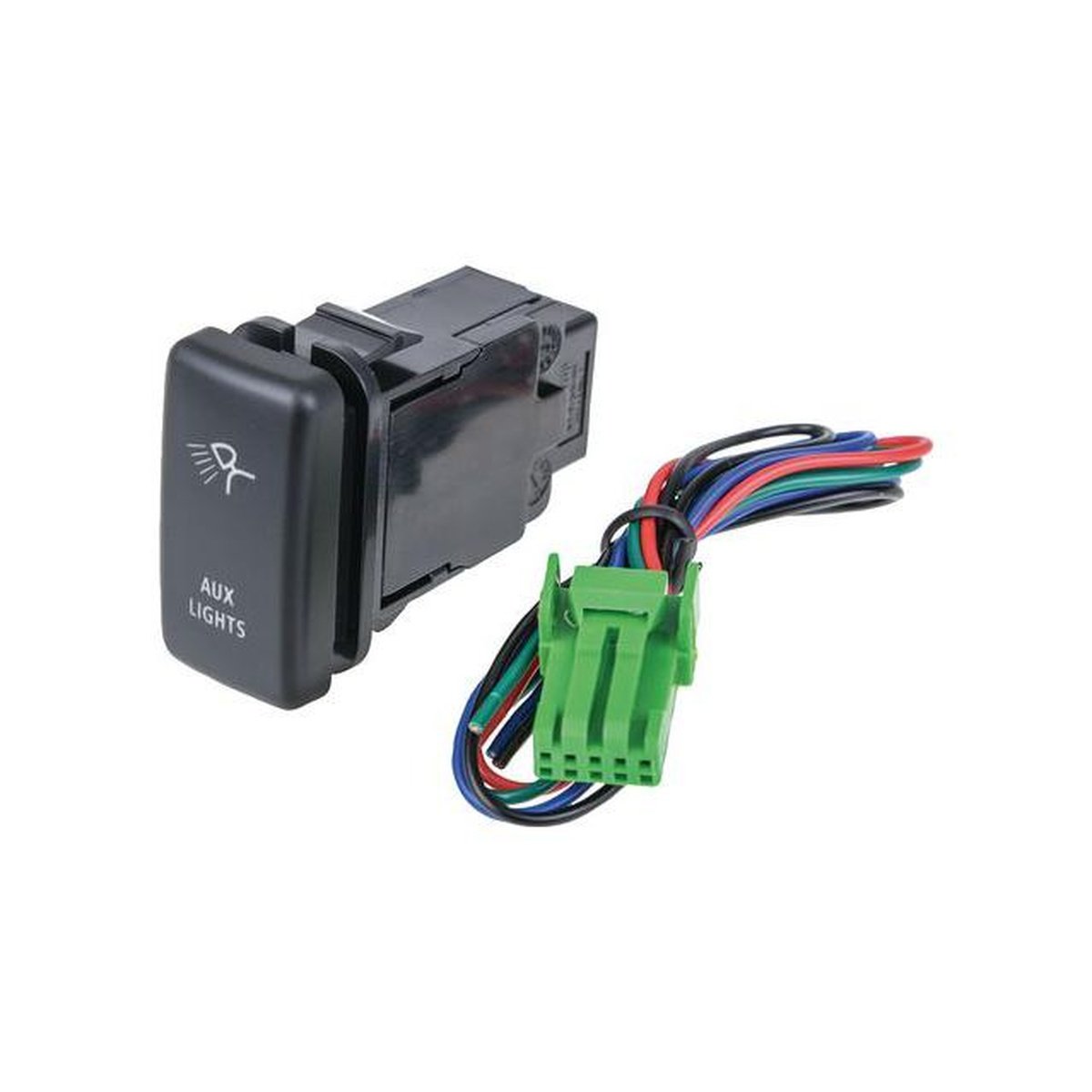 Drivetech 4x4 OE Style Push Button Switch AUX Lights Suits Toyota DT-11019