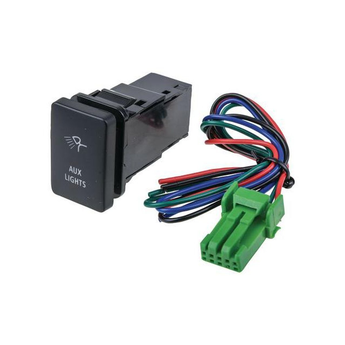 Drivetech 4x4 OE Style Push Button Switch AUX Lights Suits Toyota/Mitsubishi DT-11078