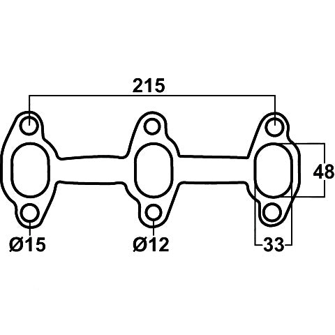 Redback Header Gaskets Std Replacment DSF778C