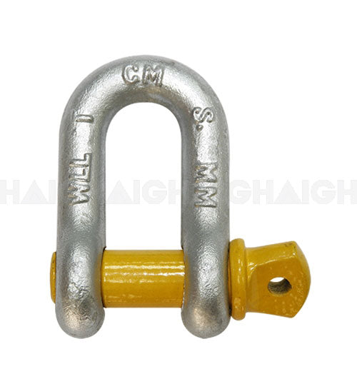 Haigh Heavy Duty D Shackle W.L.L 750Kg DSR8