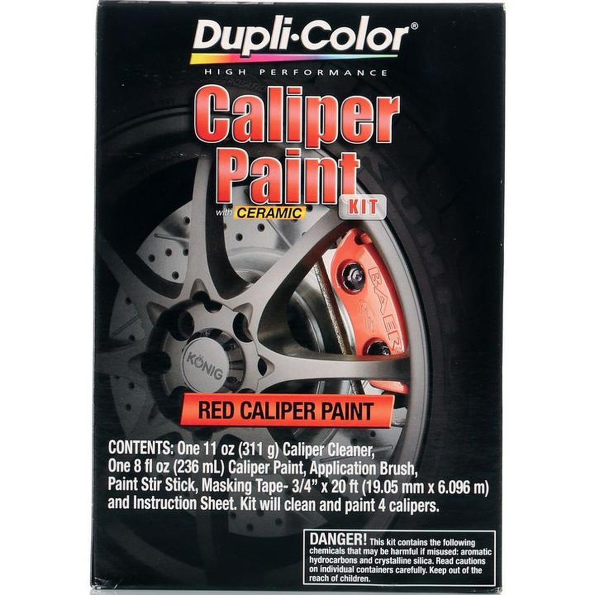 Dupli-Color Brake Caliper Paint Red 340g BCP400
