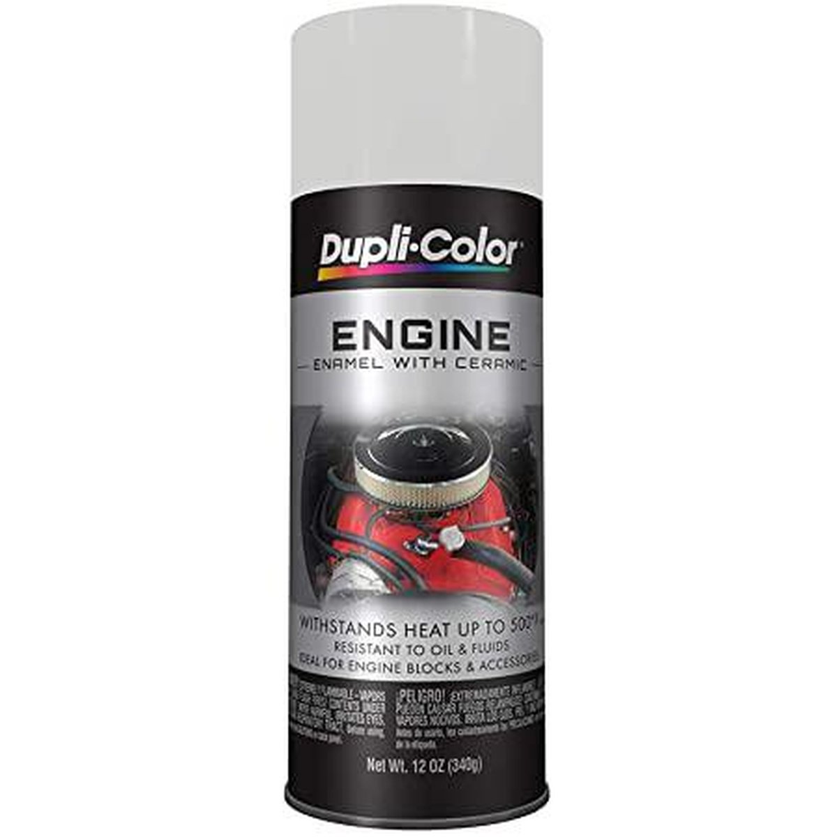 Dupli-Color Aerosol Spray Engine Enamel Universal White 340g DE1602
