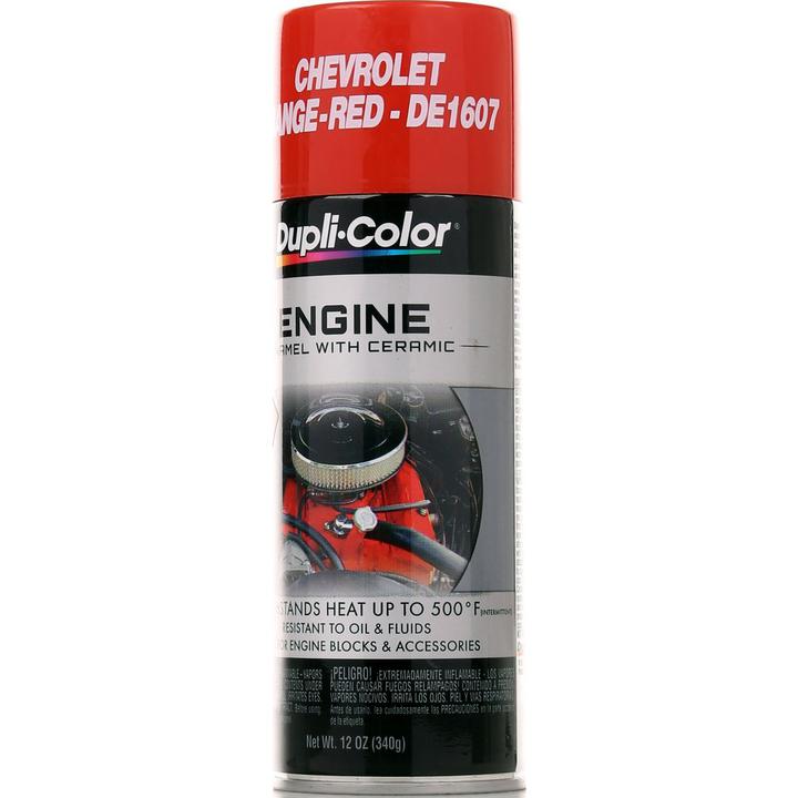 Dupli-Color Aerosol Spray Engine Enamel Orange/Red 340g DE1607