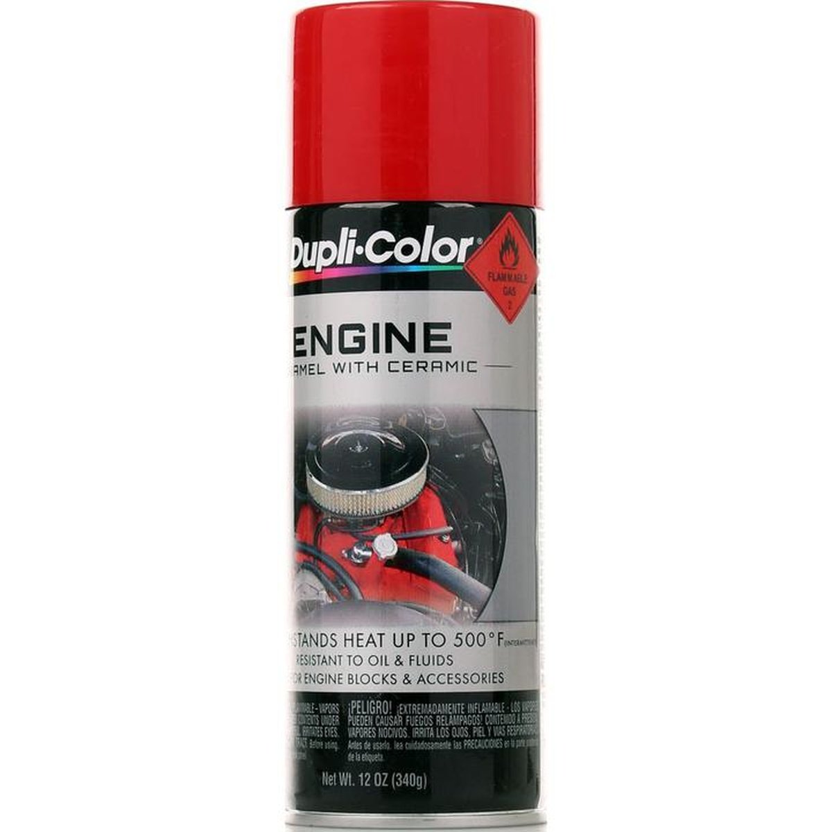 Dupli-Color Aerosol Spray Engine Enamel Red 340g DE1653