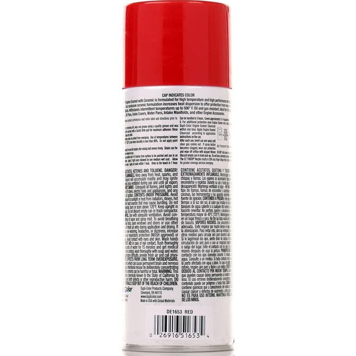 Dupli-Color Aerosol Spray Engine Enamel Red 340g DE1653