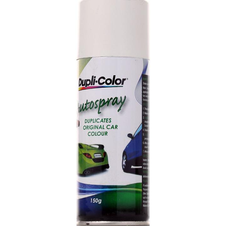 Dupli-Color Automotive Aerosol Spray Paint Mawson White 150g DSC66