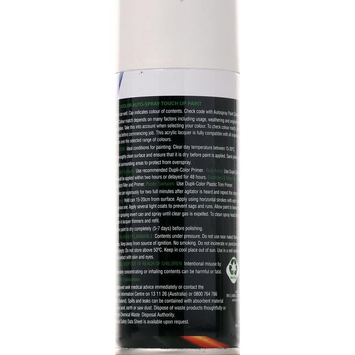 Dupli-Color Automotive Aerosol Spray Paint Mawson White 150g DSC66