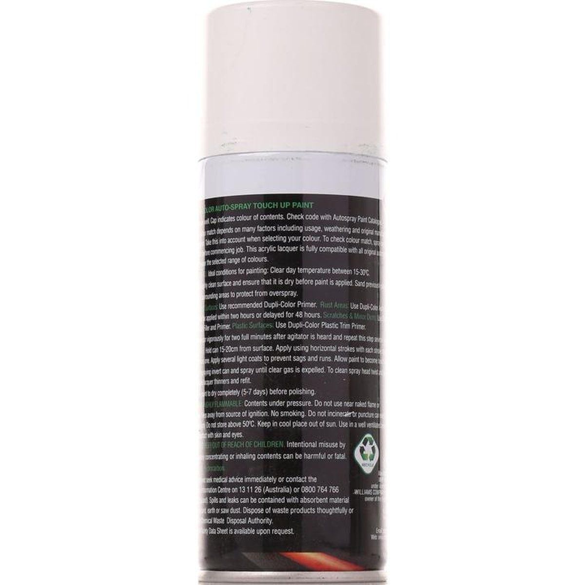 Dupli-Color Automotive Aerosol Spray Paint Polar White 150g DSD42