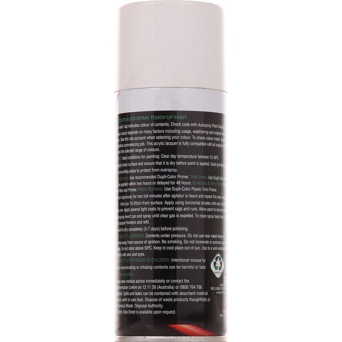 Dupli-Color Automotive Aerosol Spray Paint Aspen White 150g DSF102