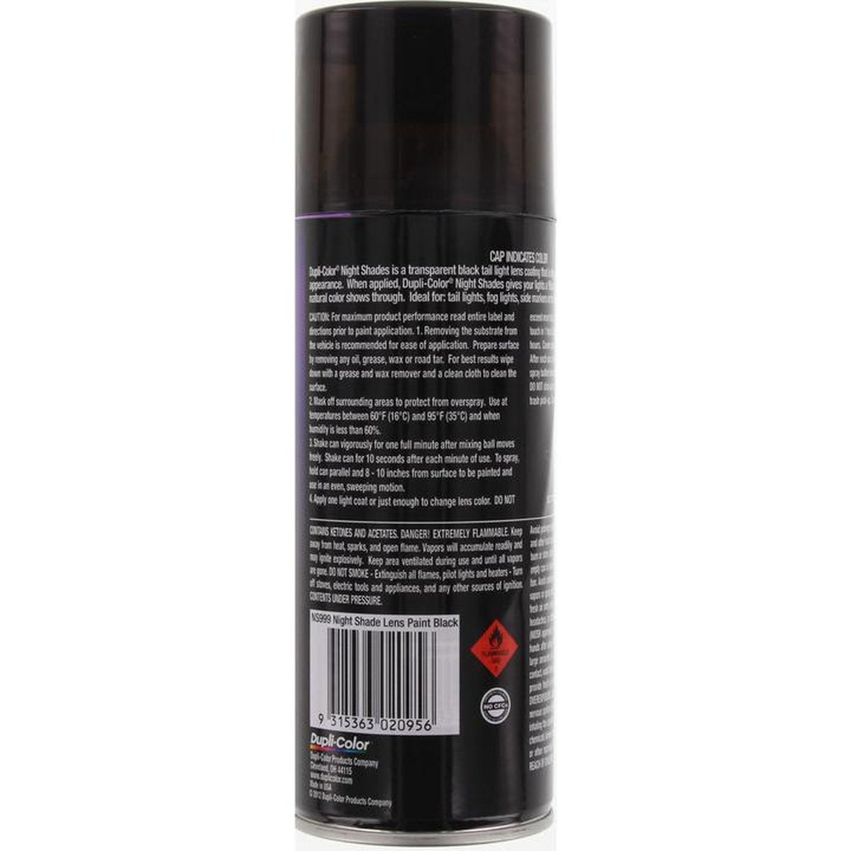 Dupli-Color Night Shades Black Lens Paint 283g NS999