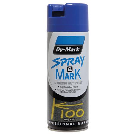 Dy-Mark Spray & Mark Marking Paint Blue Aerosol Spray 350g 40013503