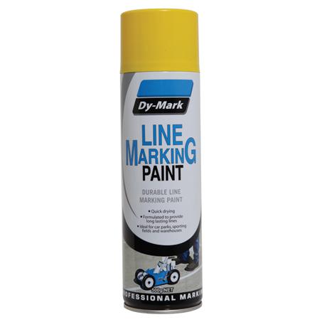 Dy-Mark Line Marking Paint Yellow Aerosol Spray 500g 41015005