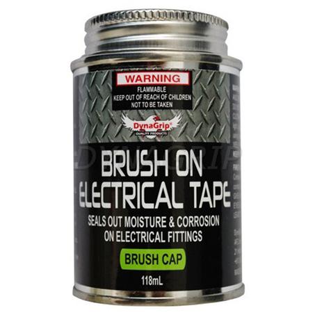 DynaGrip Brush On Electrical Tape Black 118ml 49433