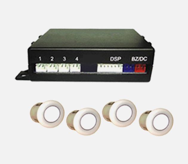 Dynamco Cyclops 4-Sensor Reverse/Buzz Parking Kit Black 22mm Hole Dia w/Display SEN-010