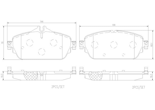 Brembo Brake Pad Set P50118N