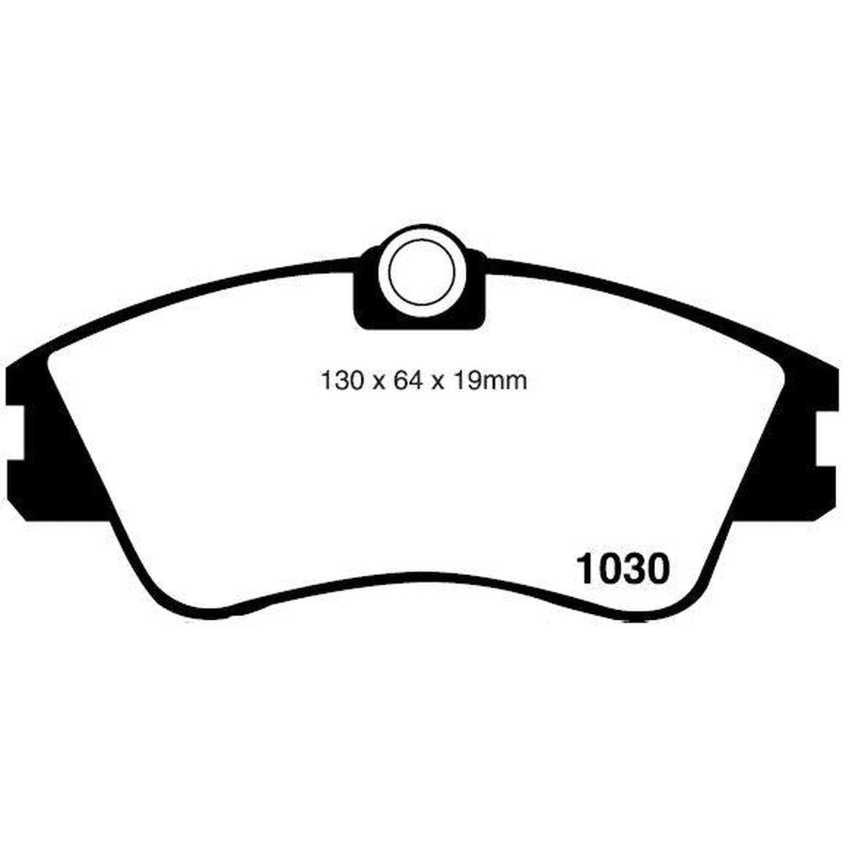 EBC Ultimax Brake Pad Set Front DPC1030