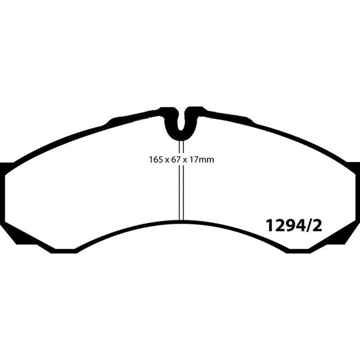 EBC Ultimax Brake Pad Set DPC12942