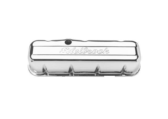 Edelbrock Signature Series Valve Covers fits Chev BBC 1965-On
