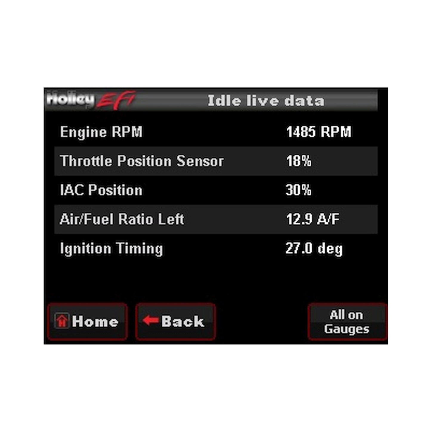 Holley EFI 3.5in Touch LCD Screen 553-108