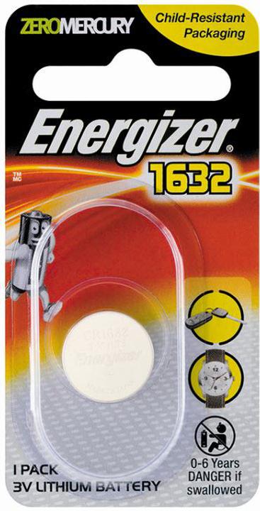 Energizer Coin Battery Lithium 3V CR1632 1 Pack ECR1632BS1