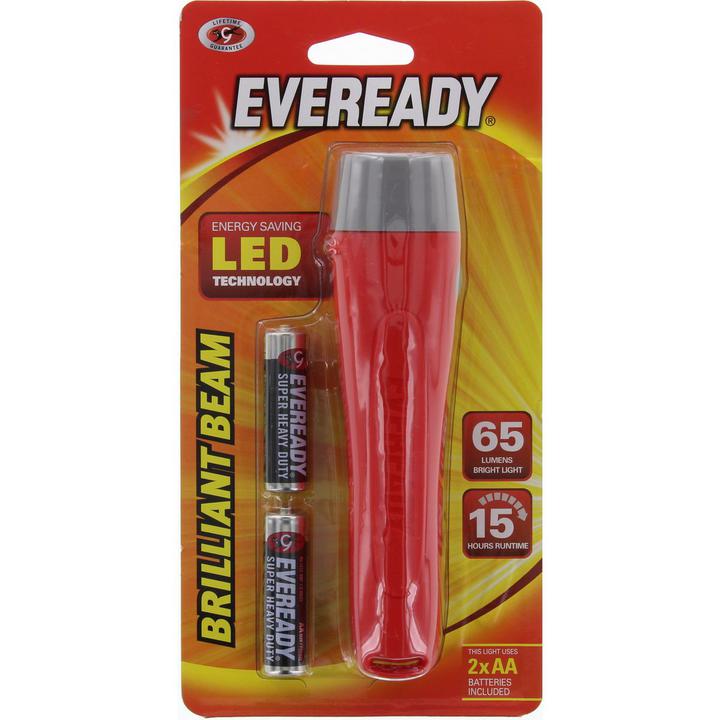 Eveready Flashlight LED Torch VAL2AA