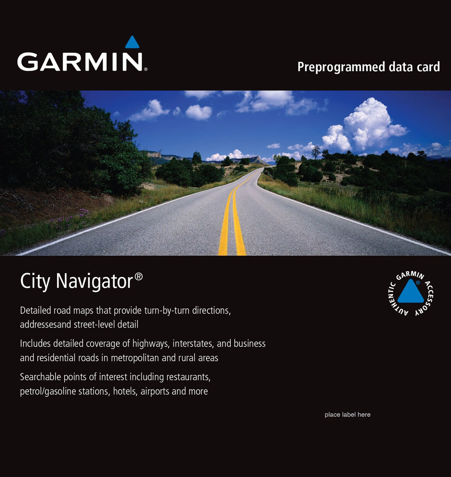 Garmin City Navigator South America, MicroSD/SD