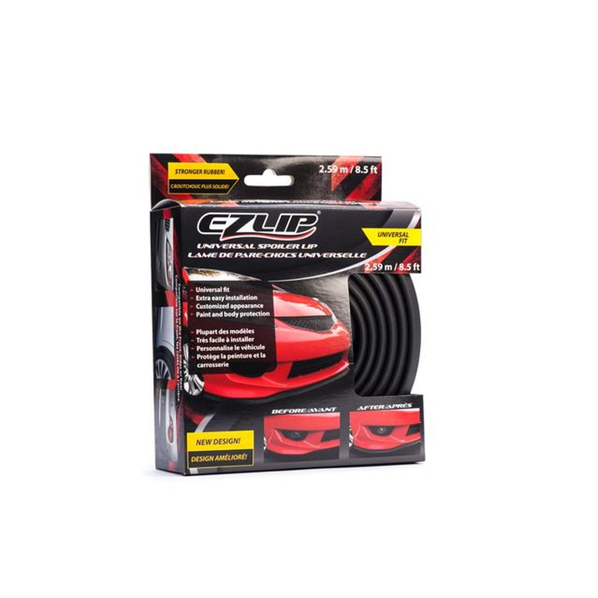Ez Lip Pro Universal Foam Rubber Spoiler Lip 2"