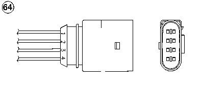 NTK Oxygen Sensor OZA683-EE14