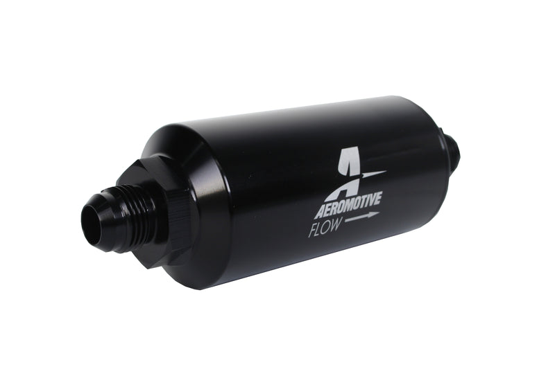 Aeromotive Black Inline Filter -8An Male ARO12378