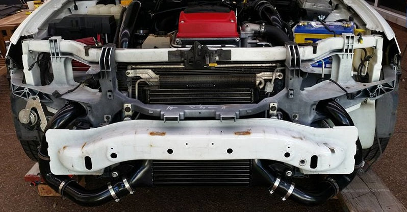 Plazmaman FG 700hp OEM Upgrade Intercooler Kit Silver IC Raw Pipes FG 700IC-SIL