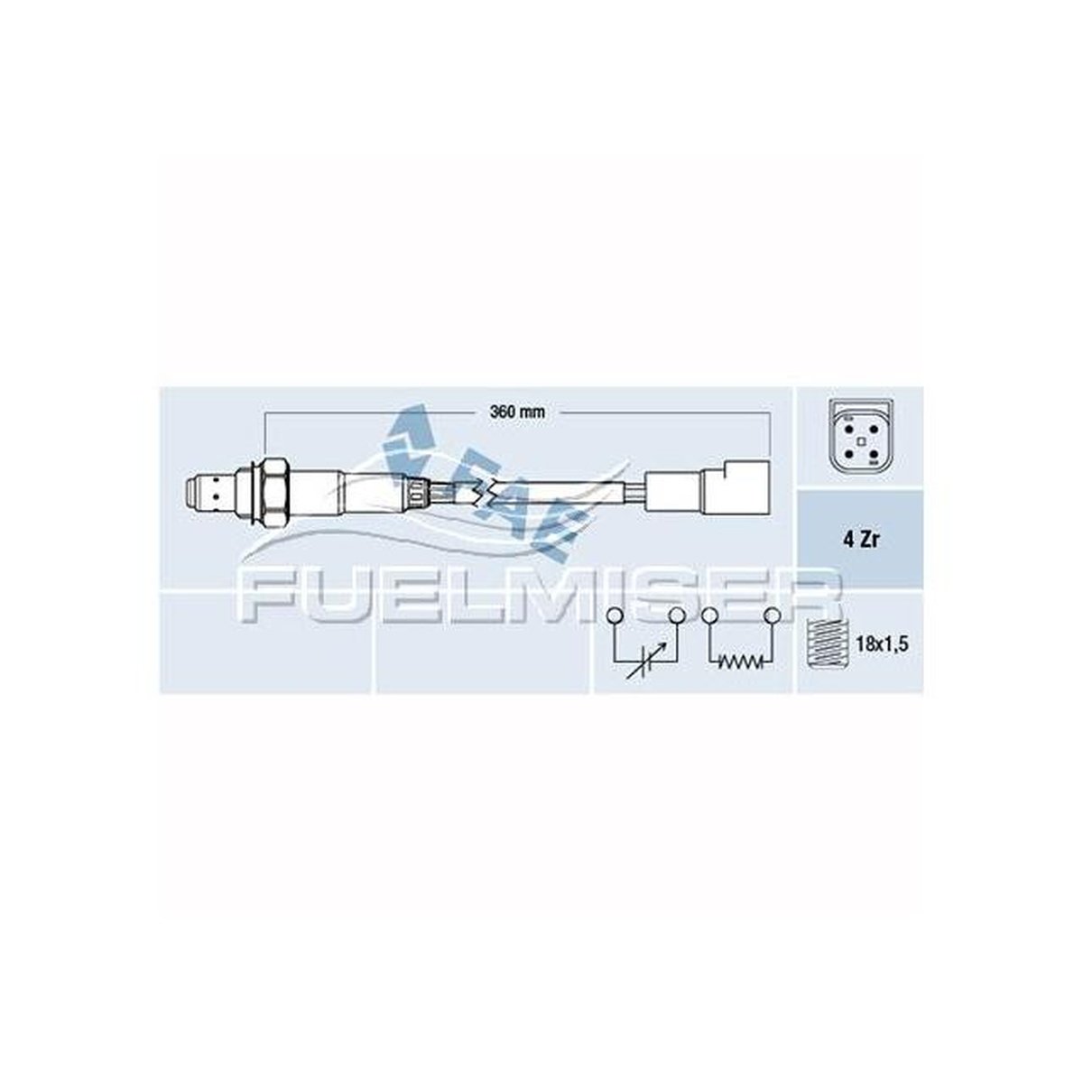 Fuelmiser Oxygen Lambda Sensor COS5023