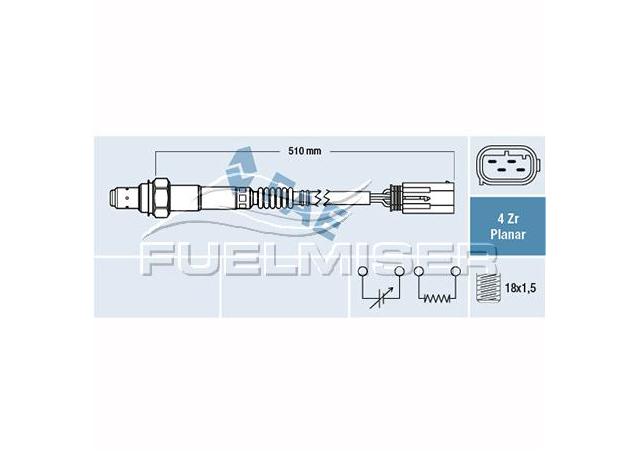 Fuelmiser Oxygen Lambda Sensor COS5047