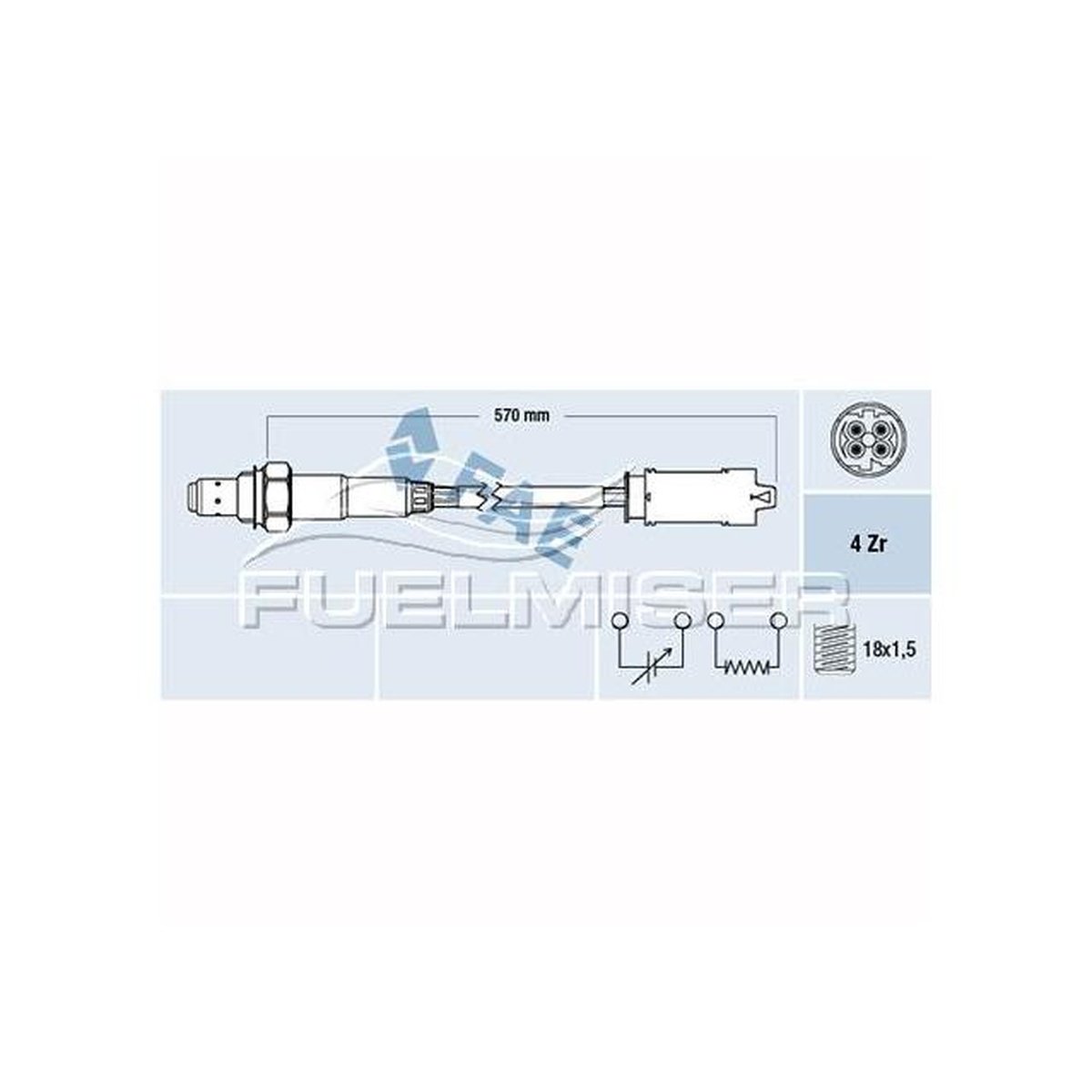 Fuelmiser Oxygen Lambda Sensor COS5072